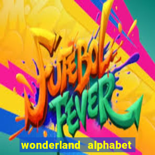 wonderland alphabet comic studio