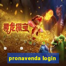 pronavenda login