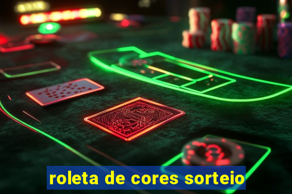 roleta de cores sorteio