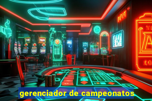 gerenciador de campeonatos