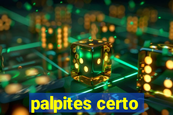 palpites certo