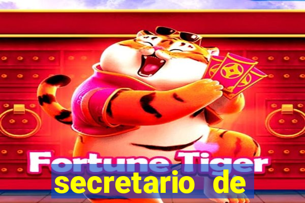 secretario de esporte salario