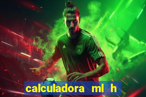 calculadora ml h para mcg kg min