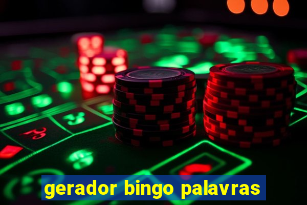 gerador bingo palavras