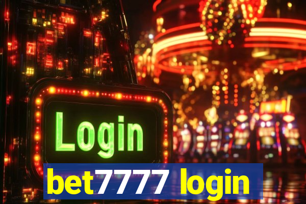 bet7777 login