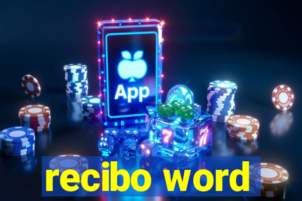 recibo word